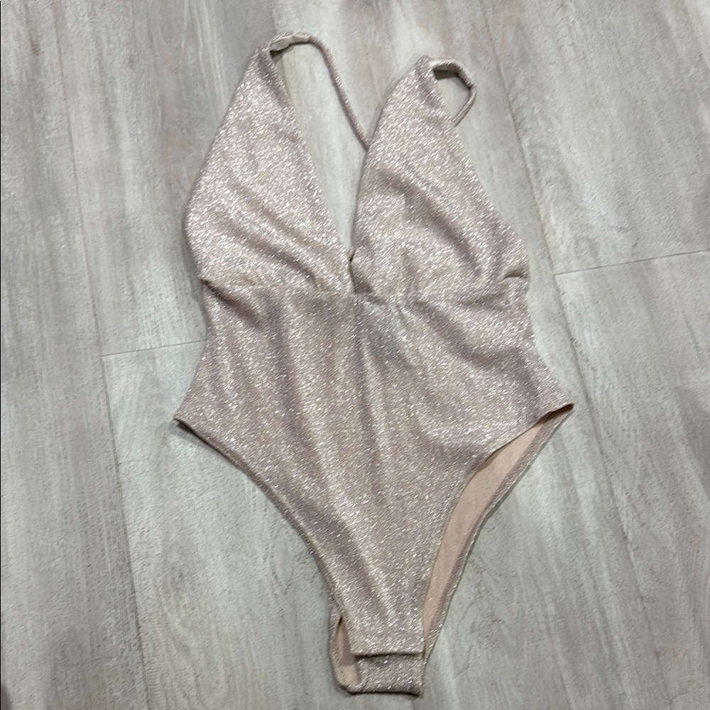 Sparkling Cream body suit